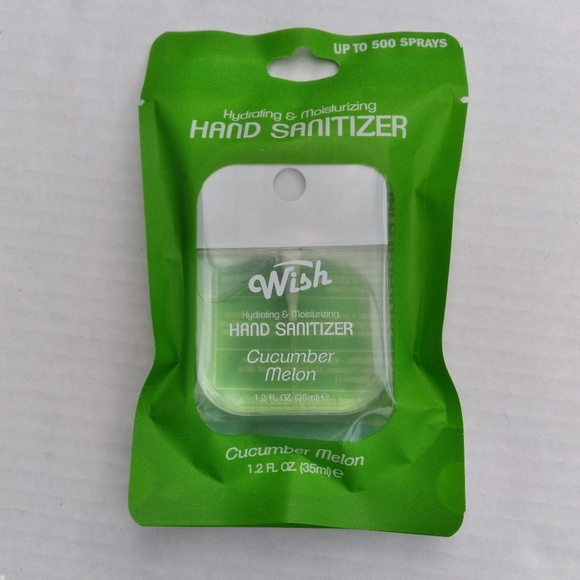 Wish Hand Sanitizer Cucumber Melon 1.2oz - Picture 1 of 3